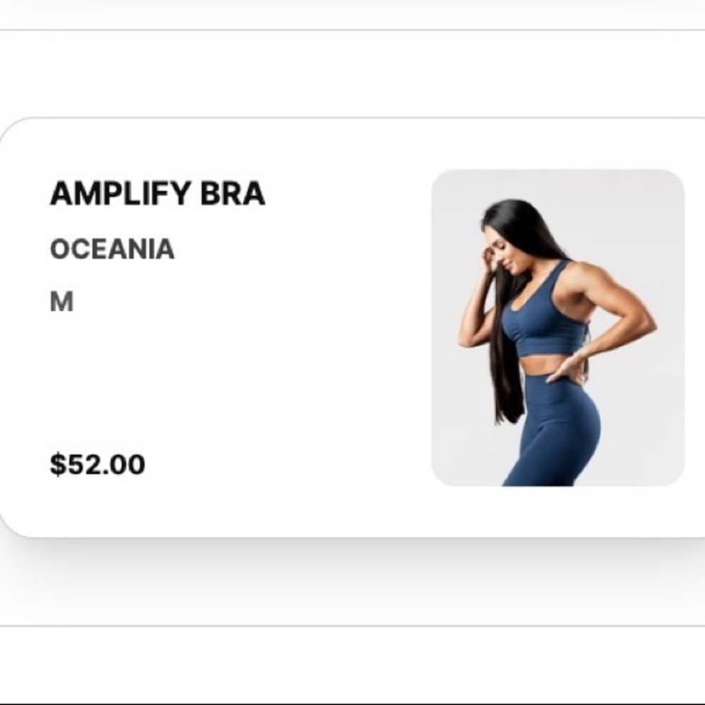 Amplify bra in Oceania size medium no pads!
